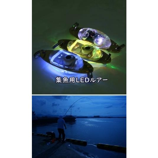 送料無料 集魚用LEDライト 夜釣り コスパ 長寿命 太刀魚 イカ アジ  カワハギ 大型