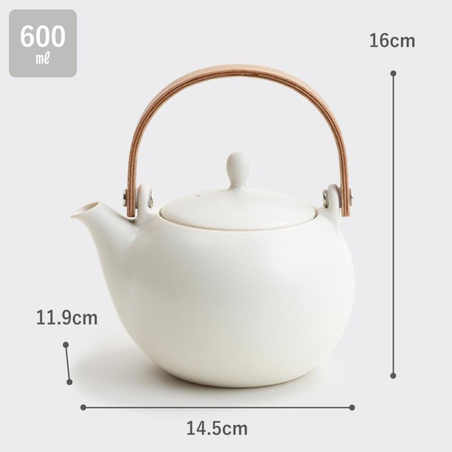 SALIU（サリュウ） 土瓶急須5点セット(土瓶急須600ml+湯呑み180ml2点+