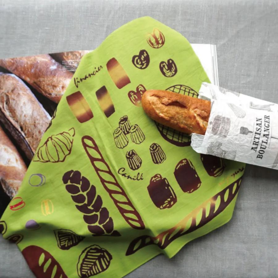 手ぬぐい boulangerie Esquisse France フラインスパン ブレッド 注染手ぬぐい にじゆら 37×90cm パンをモチーフ デザイン かわいい おしゃれ 日本製 |  | 03