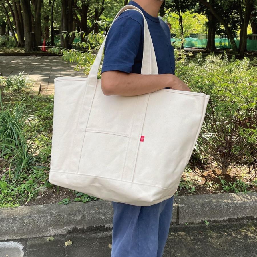 倉敷帆布 トートバッグ 大きめ 大容量 ファスナー チャック ジップ
