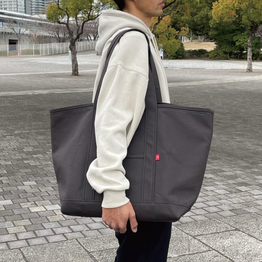 倉敷帆布 トートバッグ 大きめ 大容量 ファスナー チャック ジップ