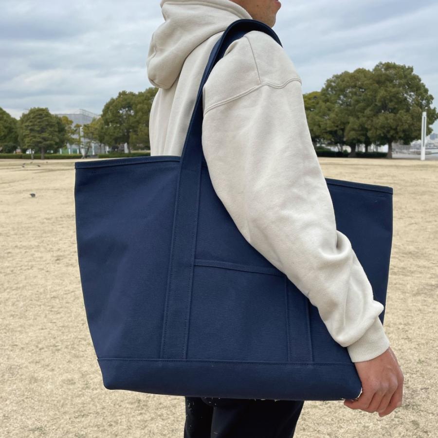 倉敷帆布 トートバッグ 大きめ 大容量 ファスナー チャック ジップ