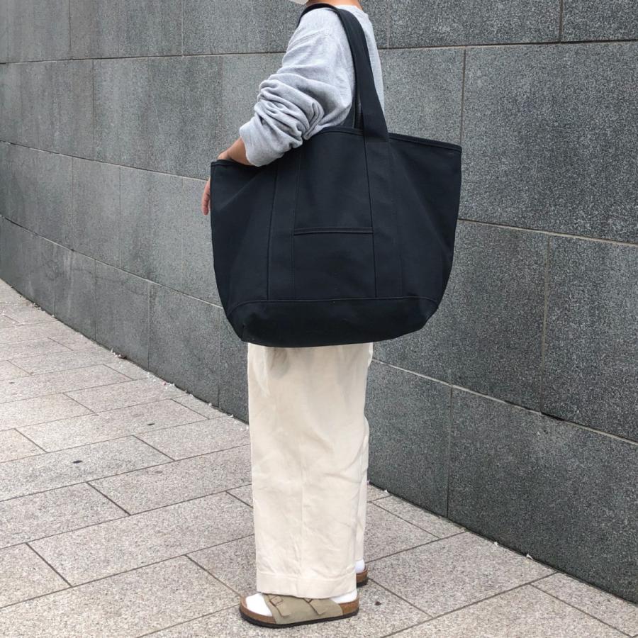 倉敷帆布 トートバッグ 大きめ 大容量 ファスナー チャック ジップ