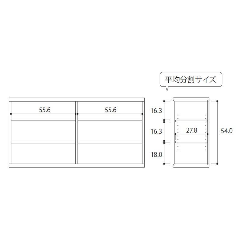 本棚  大容量 オープンラック 幅120高さ60 奥行31 日本製 エースラック 6012収納棚 文庫本 漫画 収納 ラック 木製 北欧 白 低ホルムアルデヒド ホワイト 大洋 | 大洋（インテリア） | 01