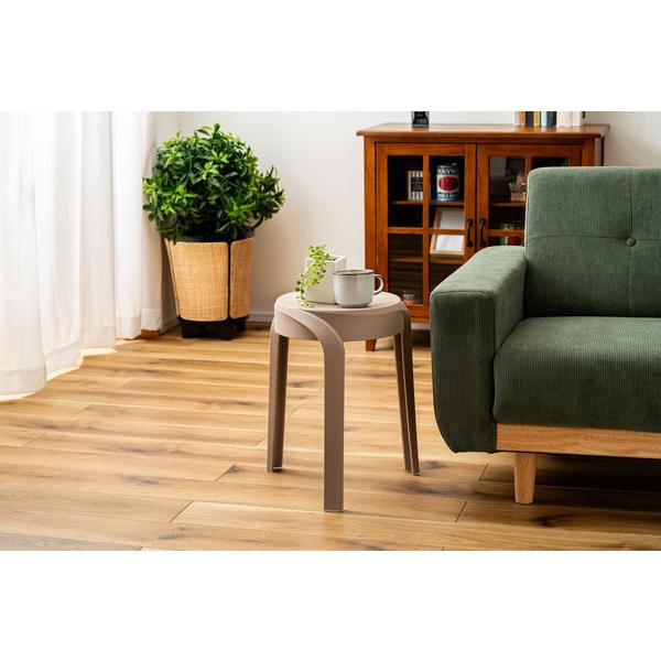 重ねられる スツール 4個セット  スタッキング チェア イス 丸椅子 腰掛け 軽量 コンパクト 積み重ね 丸型 円形 北欧 リビング キッチン 店舗 カフェ  pc860 | 東谷 | 12