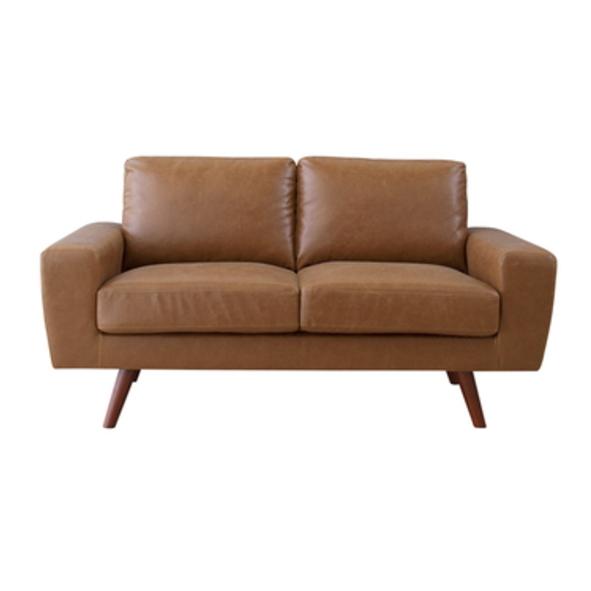 東谷 リビングソファー レトロモダン 二人掛け ソファ ロータイプ