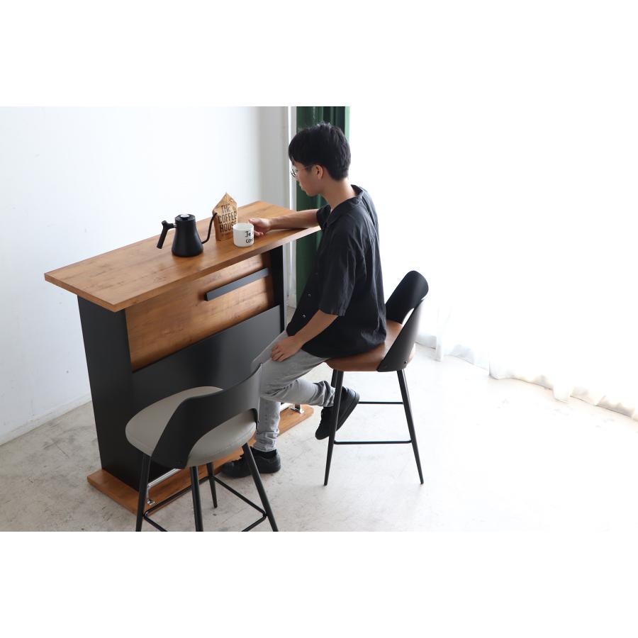 バーチェア 　ハイチェアー　カウンターチェア　北欧 おしゃれ 完成品 曲木　合成皮革　ダイニングカウンター　ミッドセンチュリー　ベクターバーチェアー　東馬 | 東馬 | 03