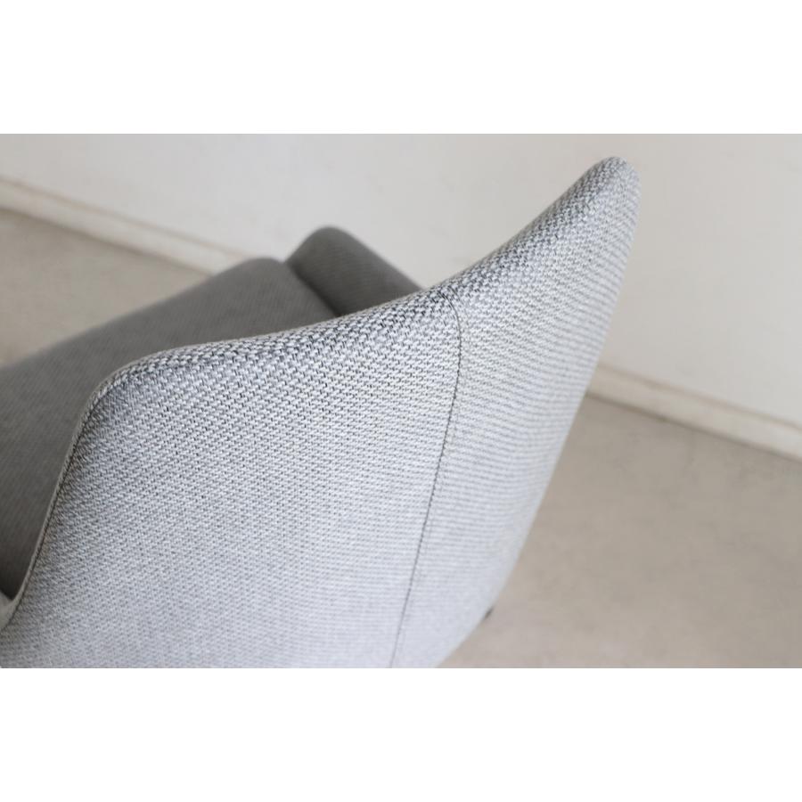 回転椅子　ラウンド　オフィスチェアー　ダイニングチェアー　ファーブ　回転いす　ファブリック　布地　東馬　シンプル 1脚 | 東馬 | 10