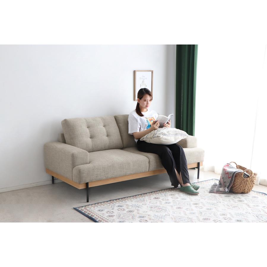 東馬 コンパクトソファー ガジュアル ファブリックソファー 2