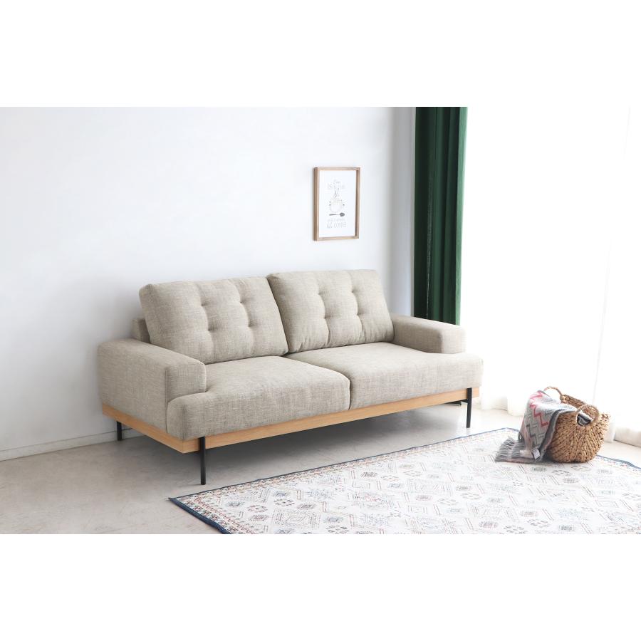 東馬（Tohma） コンパクトソファー ガジュアル ファブリックソファー