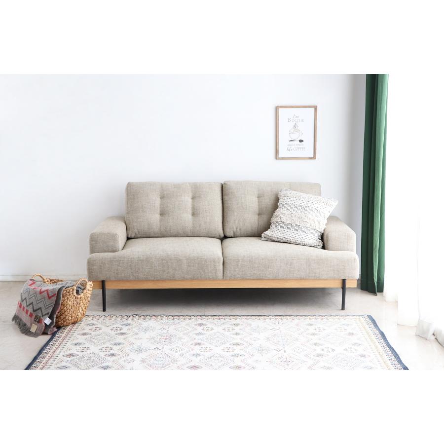 成約済み】東馬 touma ソファ 2人がけ 座面傷、ほつれあり格安品 東馬