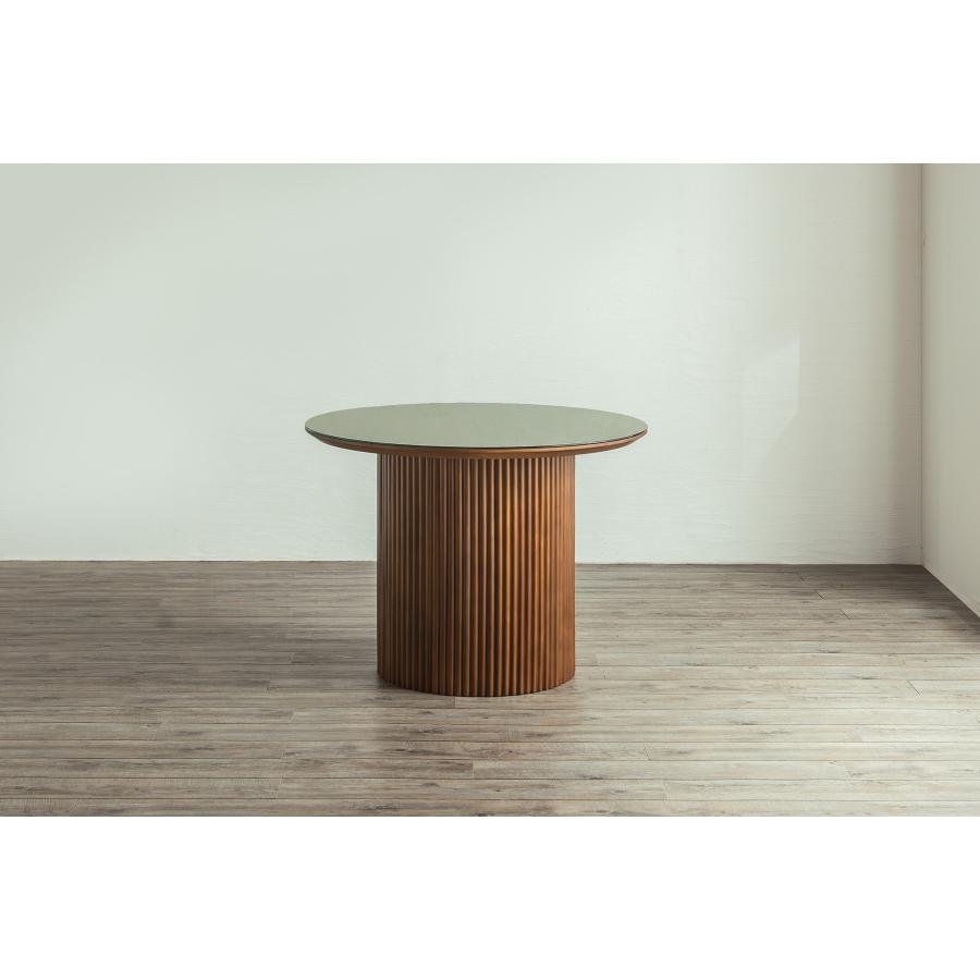 丸型ダイニングテーブル UPロペス用ガラス　オプション　 幅100cm 　6ｍｍ強化ガラス丸形　東馬　 | 東馬 | 03