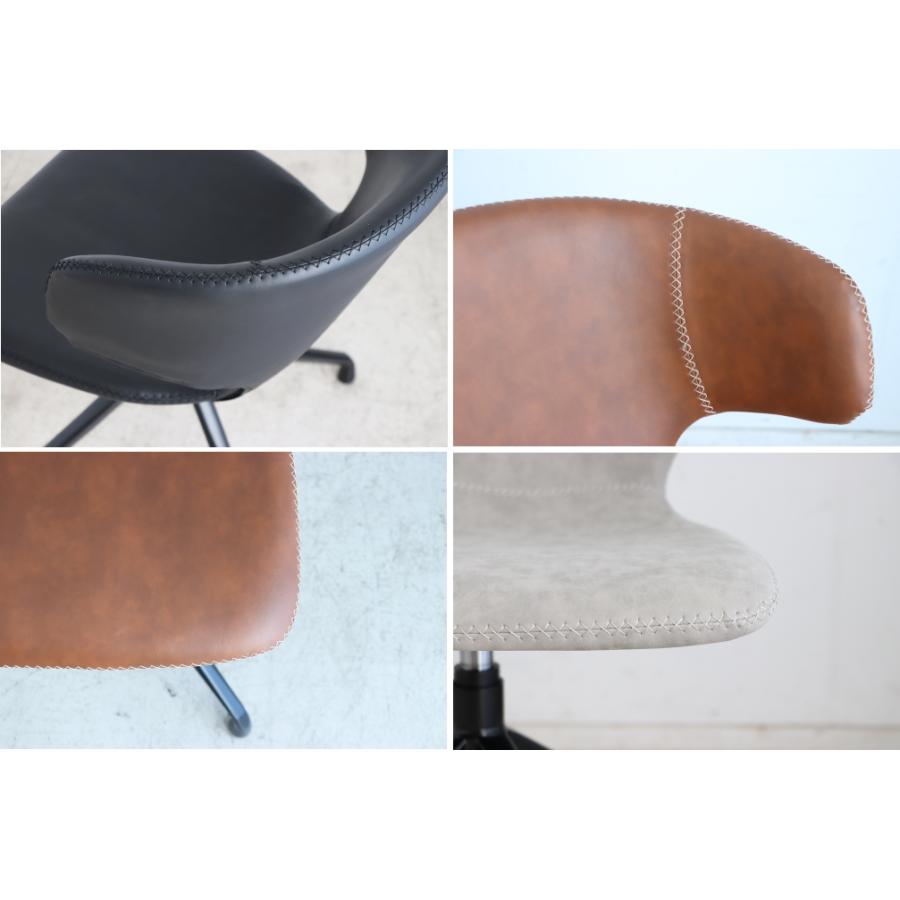 arm-Noa　ラウンドチェア 北欧 おしゃれ ノアチェアー　回転　上下　ＰＵ　合成皮革 回転チェアーシリーズ　　東馬　Noa　Armer | 東馬 | 10