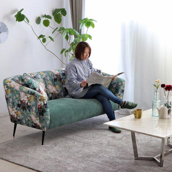 ★美品★アメリカ■The Charles Stewart■スツール■ソファ■花柄 ☆美品☆アメリカ□The Charles Stewart□スツール□ソファ□花柄 ☆美