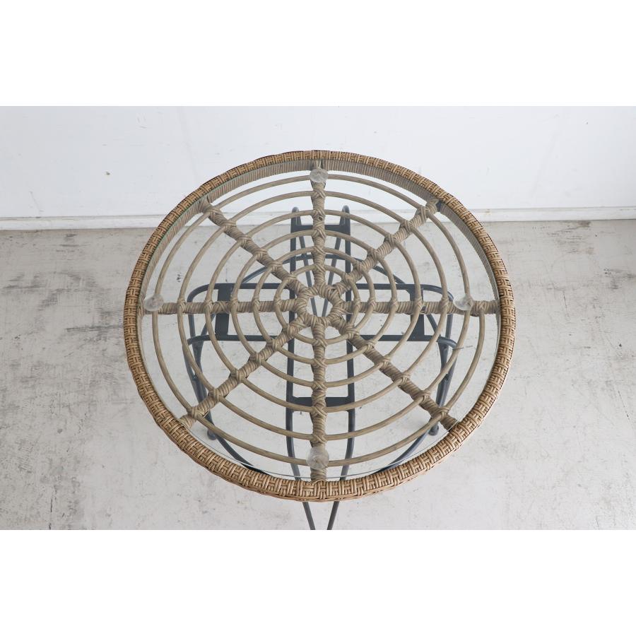 リゾート　カフェテーブル　ラタン調　丸テーブル　リゾネア　 | 東馬 | 06