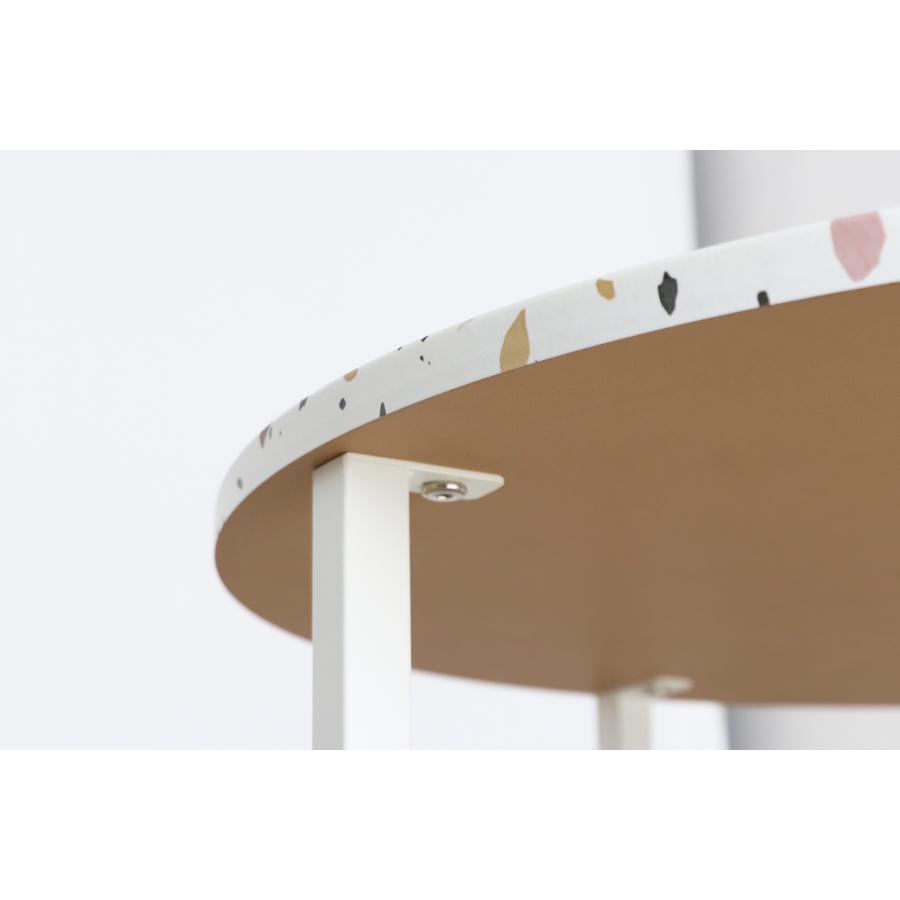 東馬 テラゾーテーブル サイドテーブル ローテーブル テラゾー調