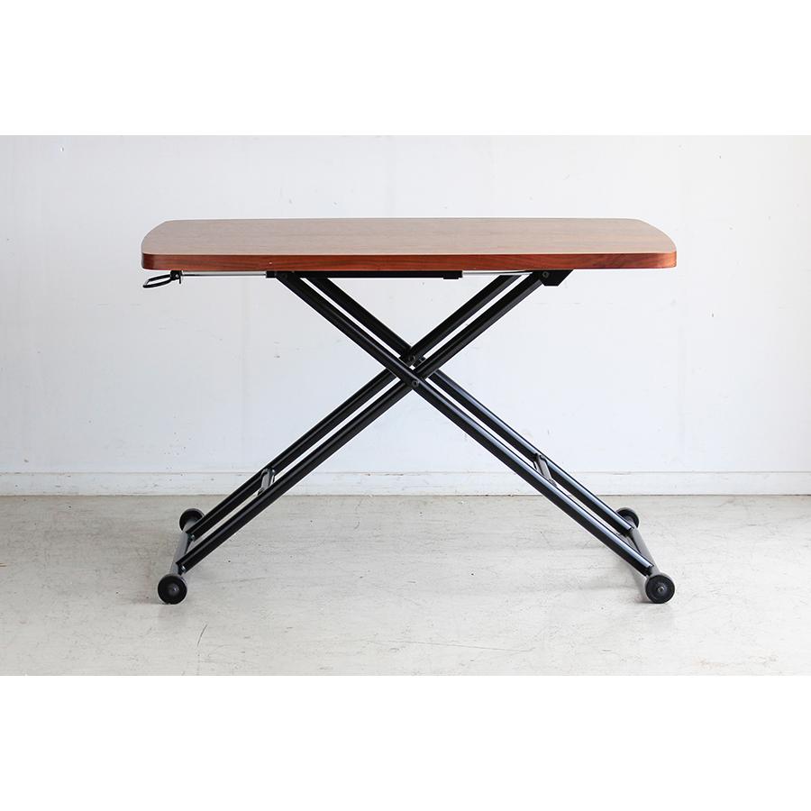 昇降テーブル　リフティング　リフト　角テーブル　90ｃｍ　折りたたみ　ダイニング　おしゃれ　収納　ナチュラル　完成品　東馬　ヴォール　 | 東馬 | 05