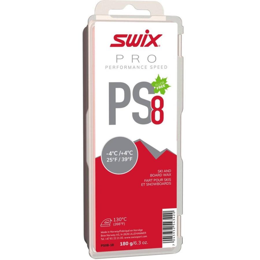 SWIX PS08-180g 気温：-4〜+4度対応 ノーフッ素滑走ワックス PFCFREE :SWIX-PS08:AG-TUNE - 通販 .