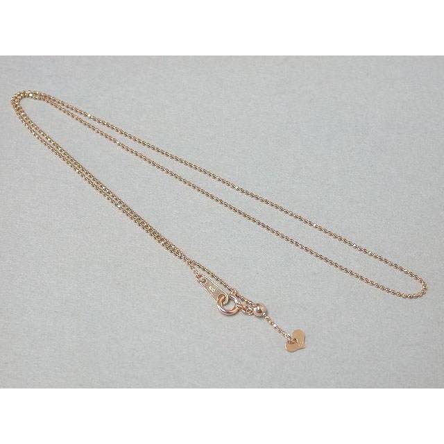 K10 ネックレス　チェーン　45cm ピンクゴールド K10 ネックレスチェーン ゴールド ネックレス チェーン スライダー