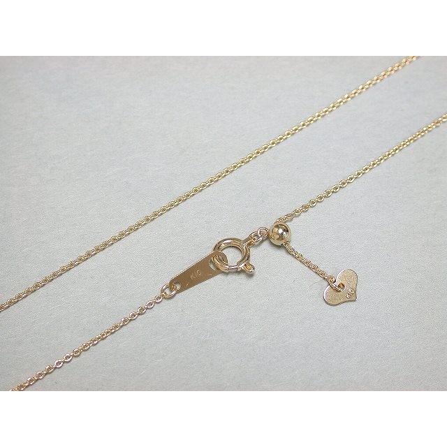 10K】ヴィンテージゴールドネックレス チェーンのみ 調節可能45cm