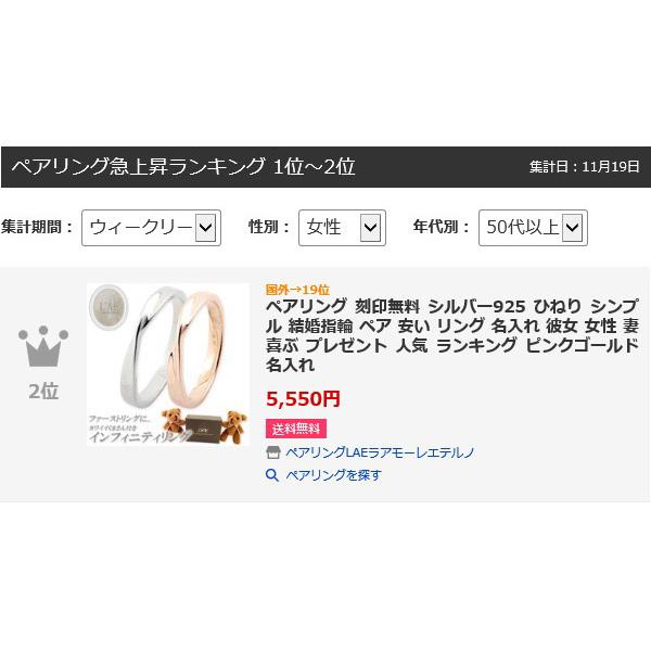 ペアリング 刻印無料 シルバー925 ひねり 結婚指輪 ペア 安い リング 名入れ 彼女 女性 妻 喜ぶ プレゼント 人気 ランキング イエローゴールド ピンキーサイズ P Fr002 Sy ペアリングlaeラアモーレエテルノ 通販 Yahoo ショッピング