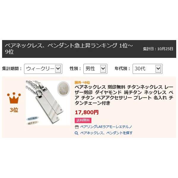 ペアネックレス 刻印無料 チタンネックレス レーザー刻印 ダイヤモンド 純チタン ネックレス ペア チタン ペアアクセサリー プレート 名入れ チタンチェーン付き Tp2w 001 ペアリングlaeラアモーレエテルノ 通販 Yahoo ショッピング