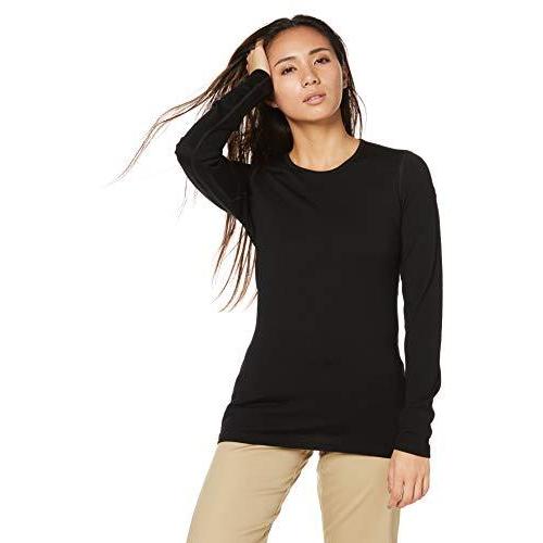 在庫あり 即納 アイスブレーカー カットソー W 260 Tech Ls Crewe レディース ブラック Us M 日本サイズl相当 保存版 Agwauk Com