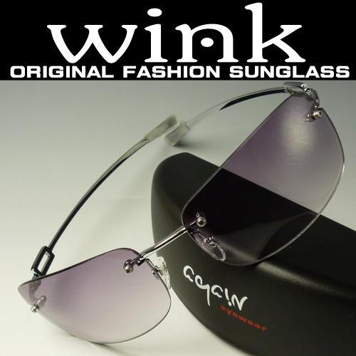 WINK（ウィンク） サングラス UV 100％ カット デカサン/レディース | 