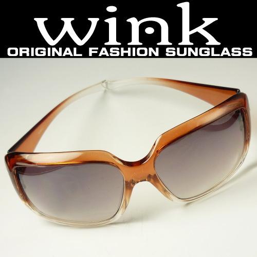 WINK（ウィンク） サングラス UV 100％ カット デカサン/レディース | 
