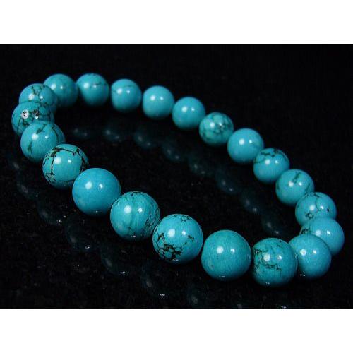 ターコイズ（トルコ石）天然石パワーストーンブレスレット10mm : 10mmturquoise-dt : AGAINサングラス - 通販 -  Yahoo!ショッピング