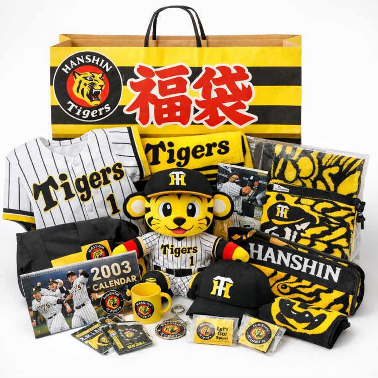 2点【福袋】阪神タイガース2003年阪神タイガース優勝記念グッズ公式