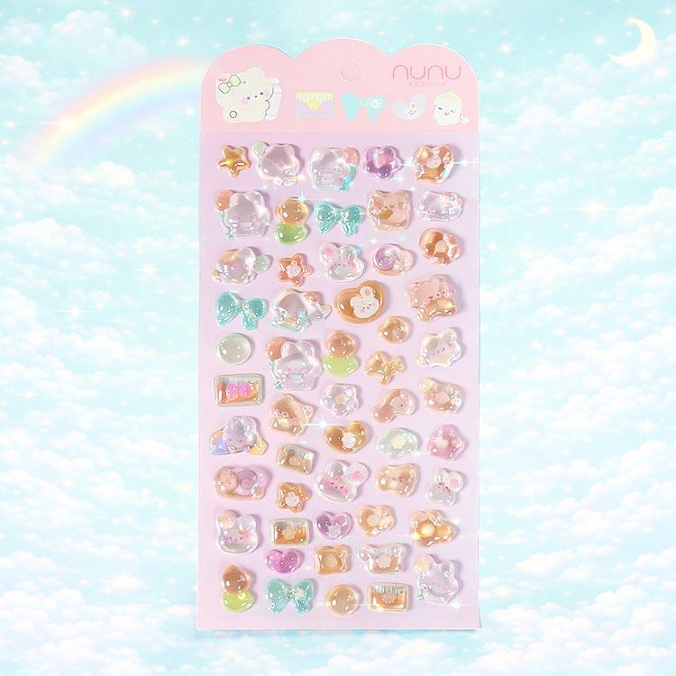 ぷくぷくシール パンダ等 SUN SUNタイルシール 7セット ボンボンドロップ 楽天市場】【限定価格！】 おしりシール もちもち ぷくぷくシール