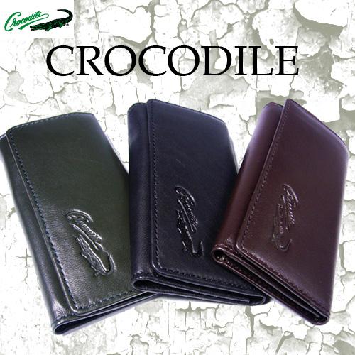 有名ブランドCrocodileクロコダイル正規品！高級子羊革【ラムスキン】キーケース★ウォレット | 