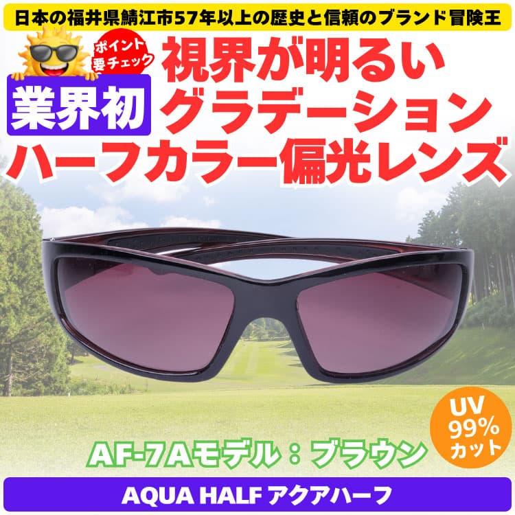 偏光サングラス＼業界初／視界が明るいグラデーションハーフカラー偏光レンズ 福井県鯖江市57年以上の歴史と信頼のブランド冒険王 CP5 |  | 04