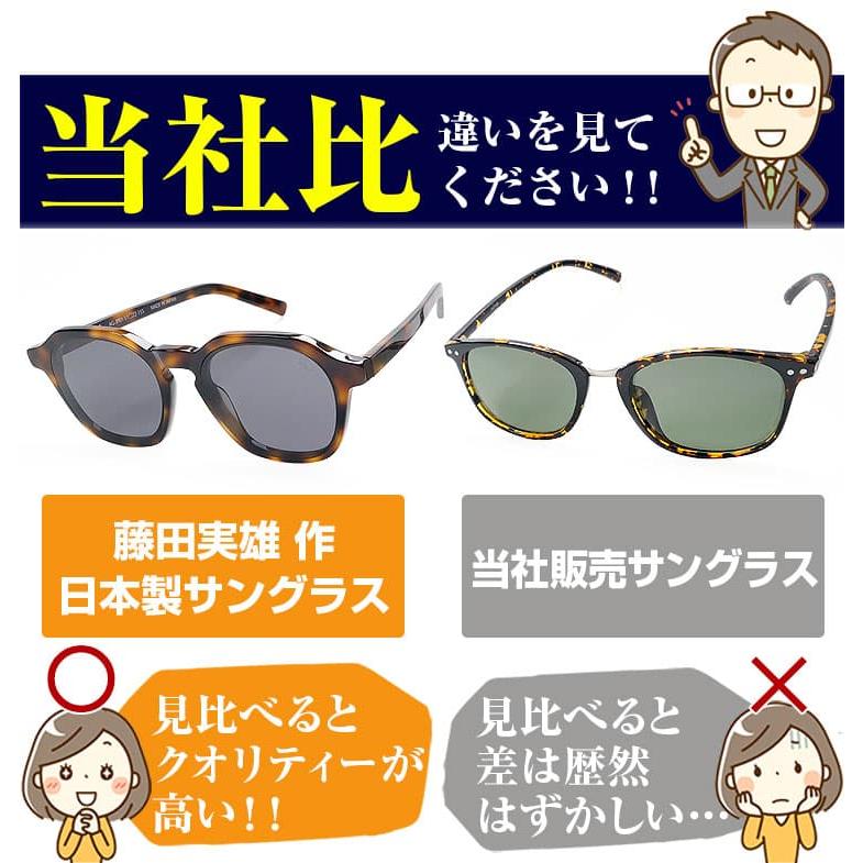 58,000円が65％OFF 名人藤田実雄 作 サングラス AGAIN 自然素材SDGsアセテート製 日本製 ハンドメイド 手削り ボストンタイプ CPS_12