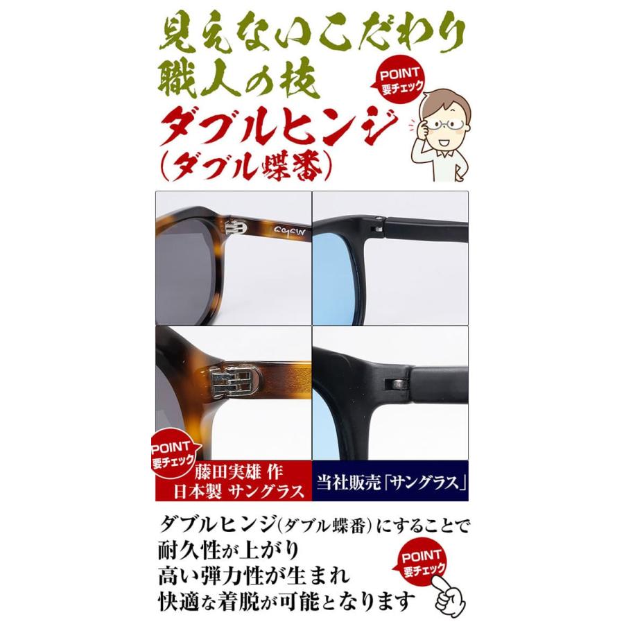 58,000円が65％OFF 名人藤田実雄 作 サングラス AGAIN 自然素材SDGsアセテート製 日本製 ハンドメイド 手削り ボストンタイプ CPS_15