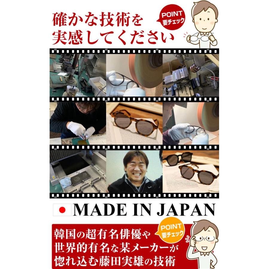 58,000円が65％OFF 名人藤田実雄 作 サングラス AGAIN 自然素材SDGsアセテート製 日本製 ハンドメイド 手削り ボストンタイプ CPS_16