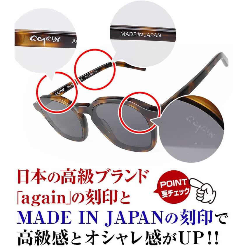 58,000円が65％OFF 名人藤田実雄 作 サングラス AGAIN 自然素材SDGsアセテート製 日本製 ハンドメイド 手削り ボストンタイプ CPS_21