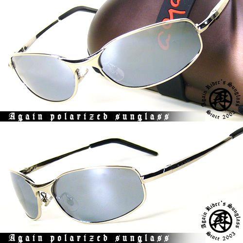★完売御礼★AGAINアゲイン/偏光サングラス/バネ丁番 UV 100％ カット | AGAIN