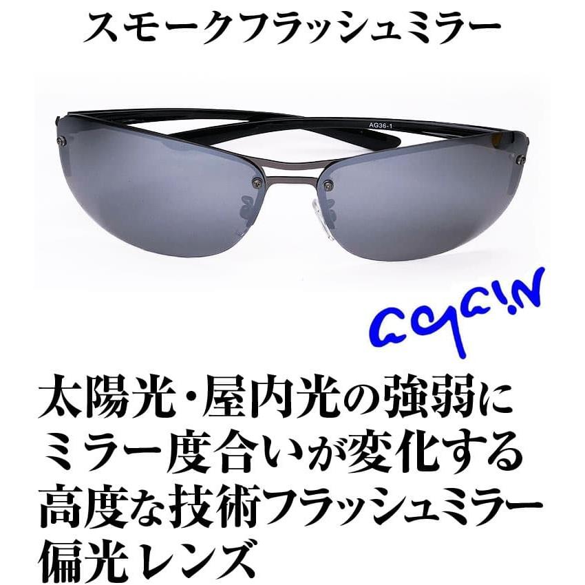 眼の健康安全を重視 日本福井県の高品質偏光レンズ 22,000円が59%OFF AGAIN偏光サングラス フラッシュミラー  釣り ゴルフ スポーツに　CP5 | AGAIN | 12