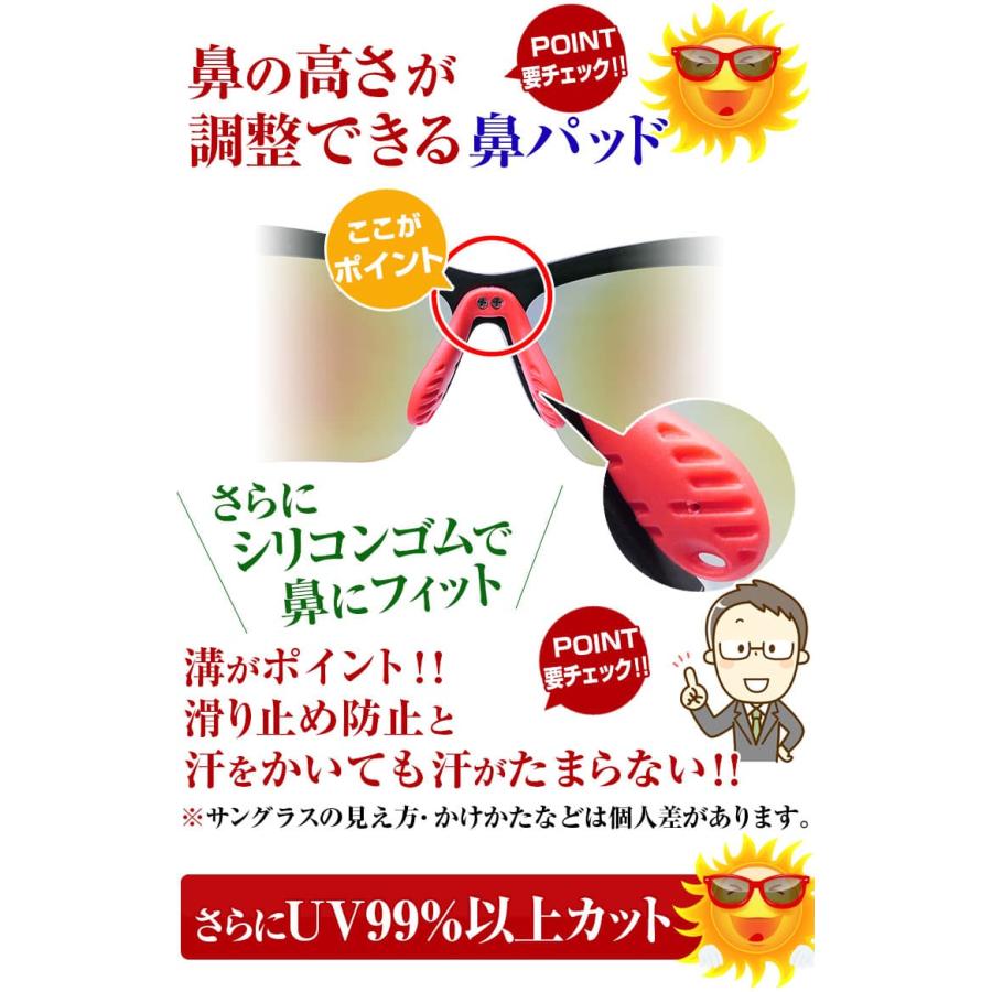 日本の福井県メーカーの安心できる高品質偏光レンズ 眼の安全 眼に優しい サングラス＼2万2,000円が72％OFF／釣り フィッシング ゴルフ 野球 マラソン 爆買 CP5 | AGAIN | 05