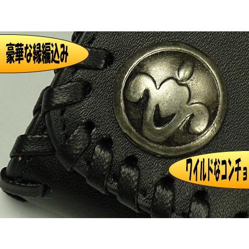≪完売御礼≫メンズ財布/爆買いセール/男のこだわりライダーズ≪MOMOモモ≫財布：本物革★ |  | 02