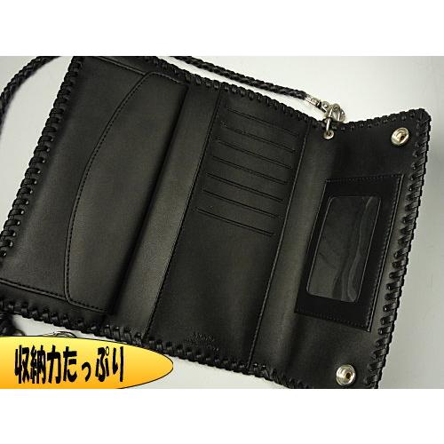 ≪完売御礼≫メンズ財布/爆買いセール/男のこだわりライダーズ≪MOMOモモ≫財布：本物革★ |  | 04