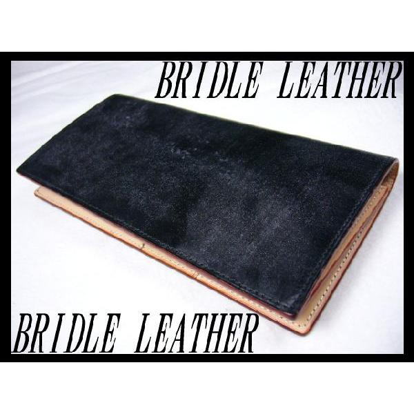 今大人気のブライドルレザー(馬具用革)色々なシーンでクールにキマる！長財布【3色】ブラック・チョコ・カーキ | 