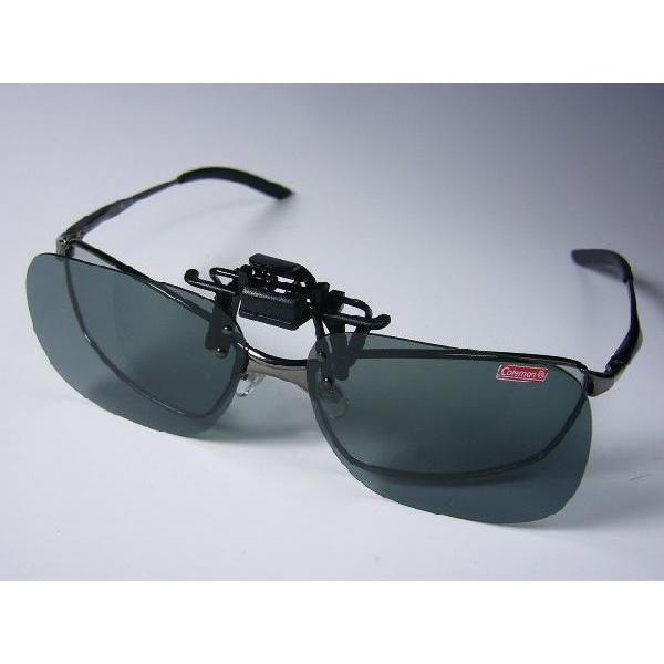 めがねにたった3秒で装着！偏光サングラスに変身！釣り　コールマン/サングラス メンズ 人気 |  | 01