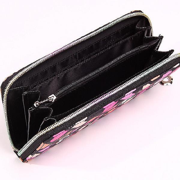 FlowerSpringレディスカラフル財布♪使いやすいラウンドファスナー |  | 04