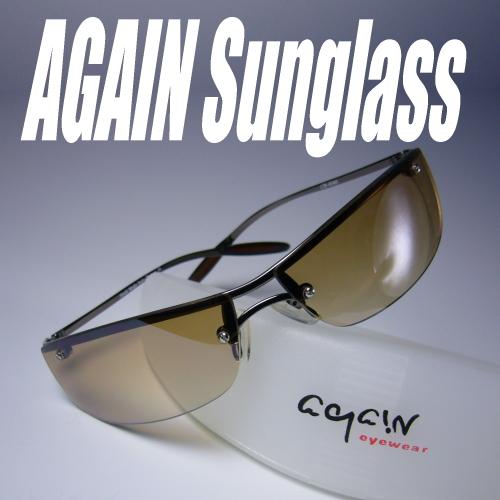 イタリーデザインAGAINサングラス/サングラス メンズ UV 100％ カット/サングラス スクエア | AGAIN