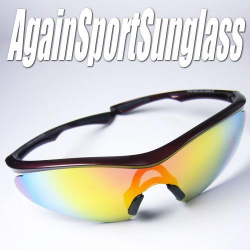 AGAINスポーツサングラス正規品/アゲインサングラス/ゴルフ　ジョギング　野球に | AGAIN