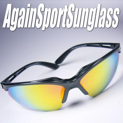 AGAINスポーツサングラス正規品/アゲインサングラス/ゴルフ　ジョギング　野球に | AGAIN