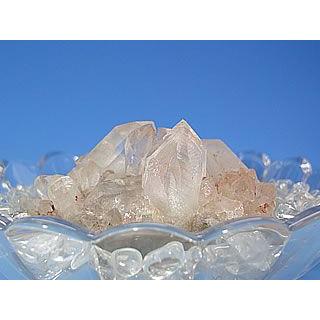 ヒマラヤ産のレムリアンシード水晶クラスター【クラスター・さざれ水晶